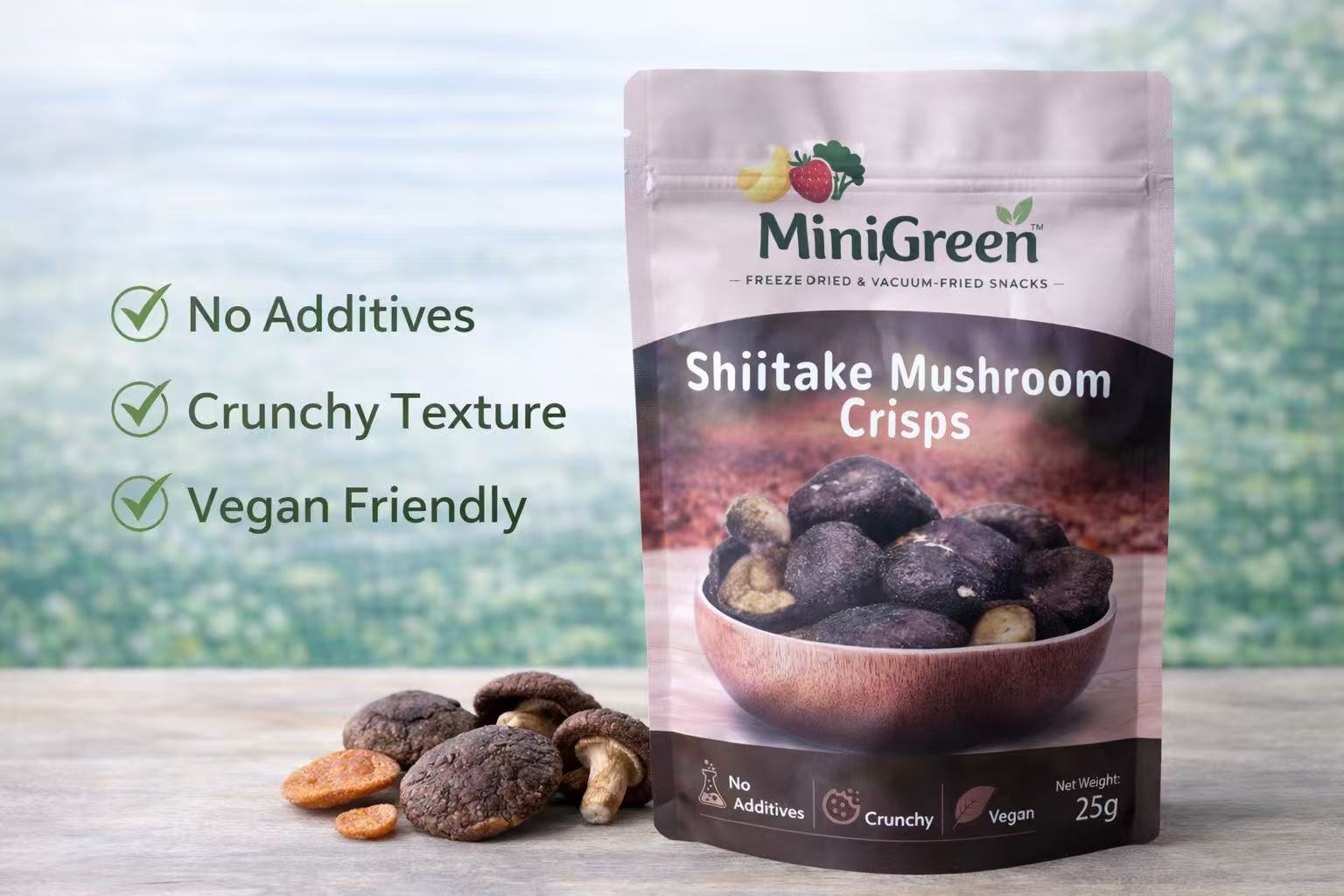 Shiitake Mushroom Crisps